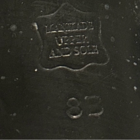 Silver Dress Sandal Heels with Rhinestones - Picture 5 of 5